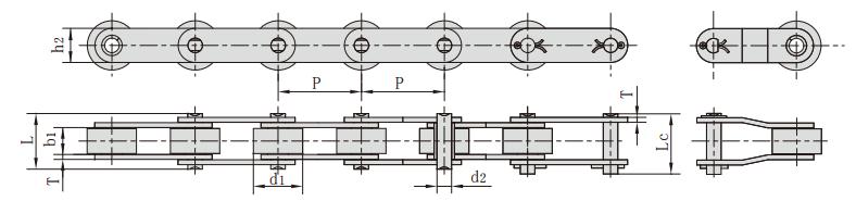 C2162_<font color='red'>C232A</font>L_雙節(jié)距大滾子輸